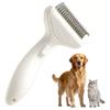 Stainless Steel Cat Dog Dematting Comb Dual-Sided Dog Hair Removal Brush Comb  Pet Accessories