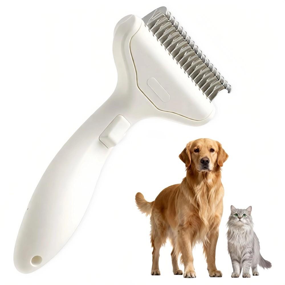 Stainless Steel Cat Dog Dematting Comb Dual-Sided Dog Hair Removal Brush Comb Pet Accessories