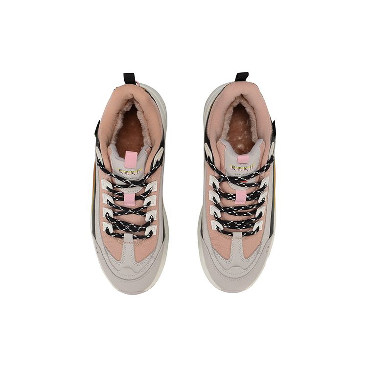 Кроссовки женские Li Ning Aurora Wind Running с амортизацией, износостойкие, низкие, черные, серые, коричневые AGCP298-3