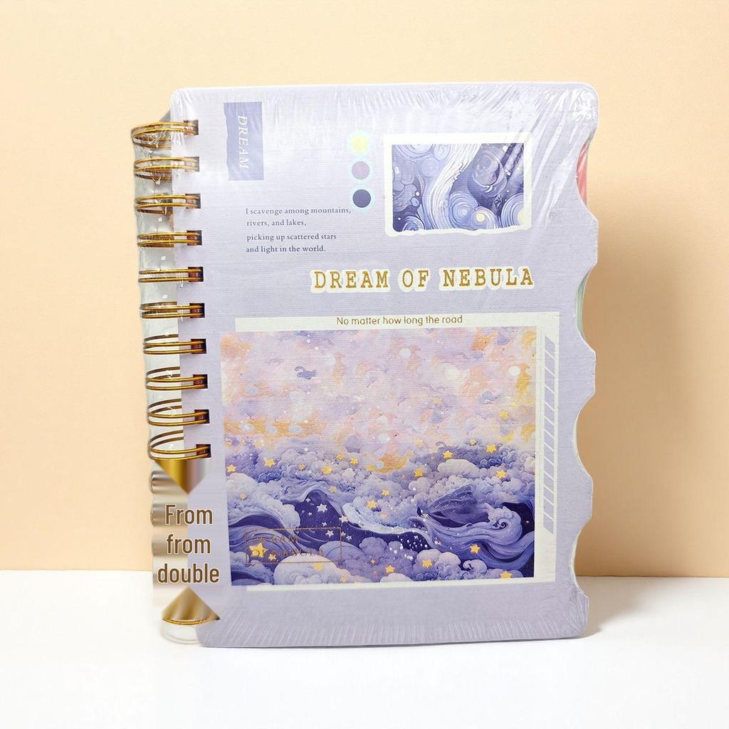 A5 Hardcover Spiral Planner Notebook with Subject Dividers