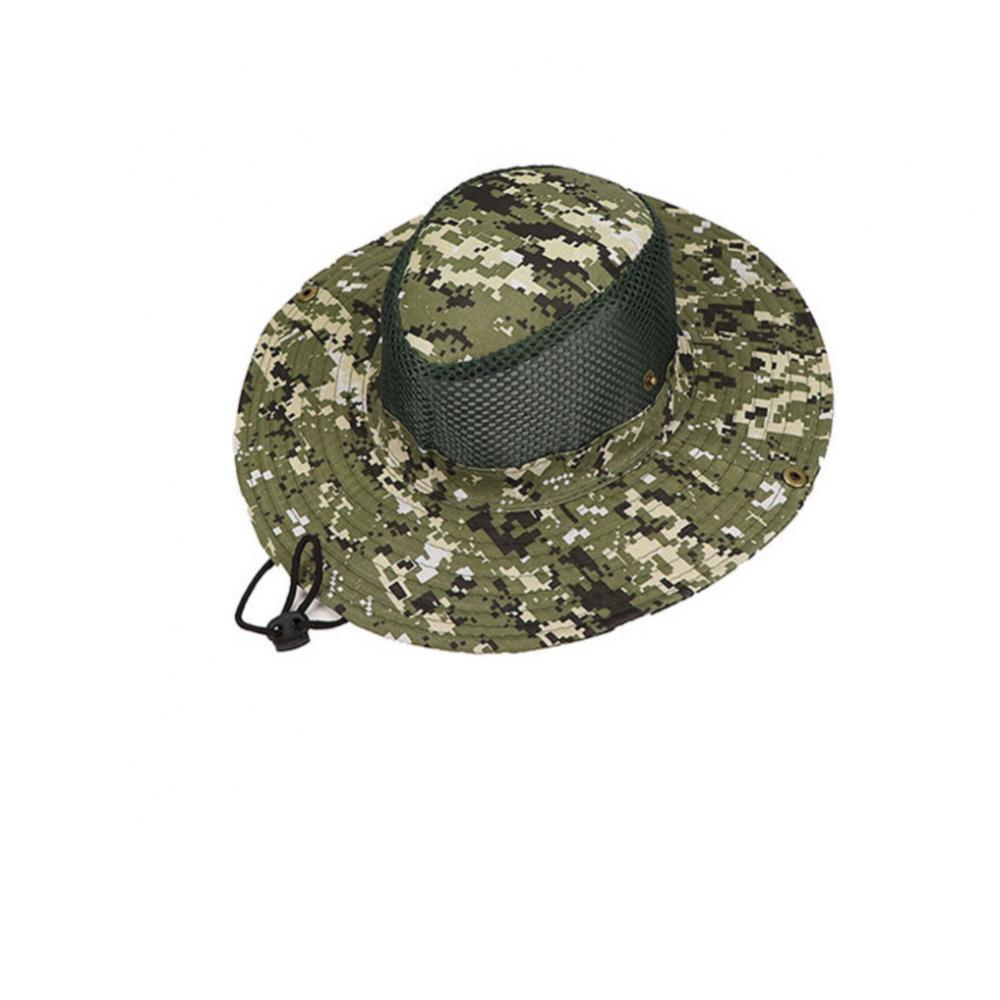 Уличная дышащая сетчатая камуфляжная панама, солнцезащитная кепка для рыбалки и пешего туризма