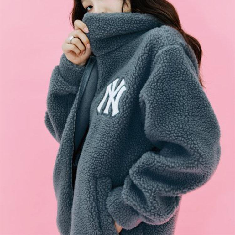 Новые бархатные куртки MLB New York Yankees Унисекс Угольно-черный 3AJPF0316-50GRD