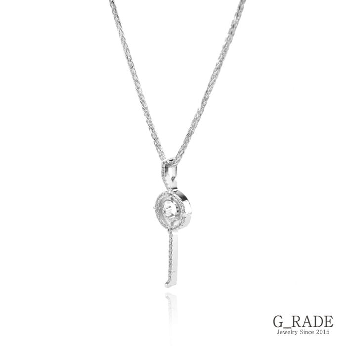 G_Rade Key Compass Gem Necklace