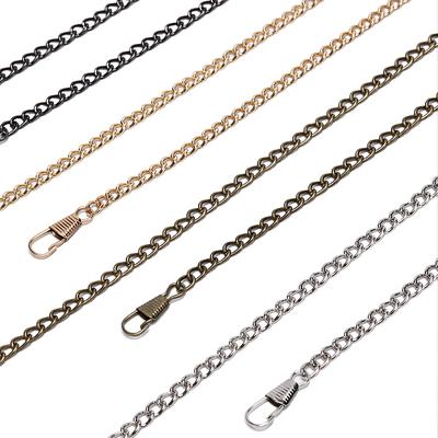 Diy Длинная 120 см металлическая сменная ручка цепь кроссбоди плечевые сумки ремни