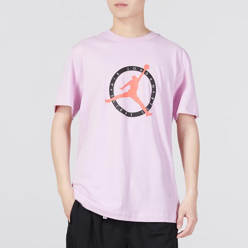 Jordan T Shirt Men's Light Purple DV8437-676