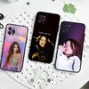 Чехол для телефона певицы Селены Гомес, актрисы, для IPhone 17 16 15 14 13 12 11 Pro Max Plus Mini, мягкий черный чехол
