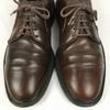 UFCW Pre-80s Vintage Plain Toe Civilian Service Shoes Brown size 8.5D 26.0-26.5 Men's(USED)
