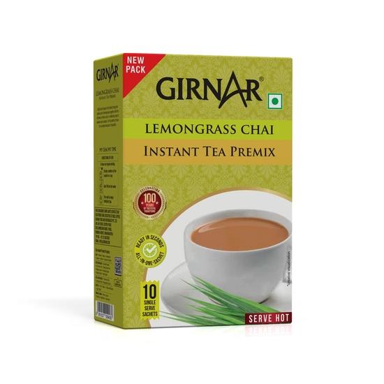 Girnar Instant Premix Lemongrass Chai (10 Sachets)