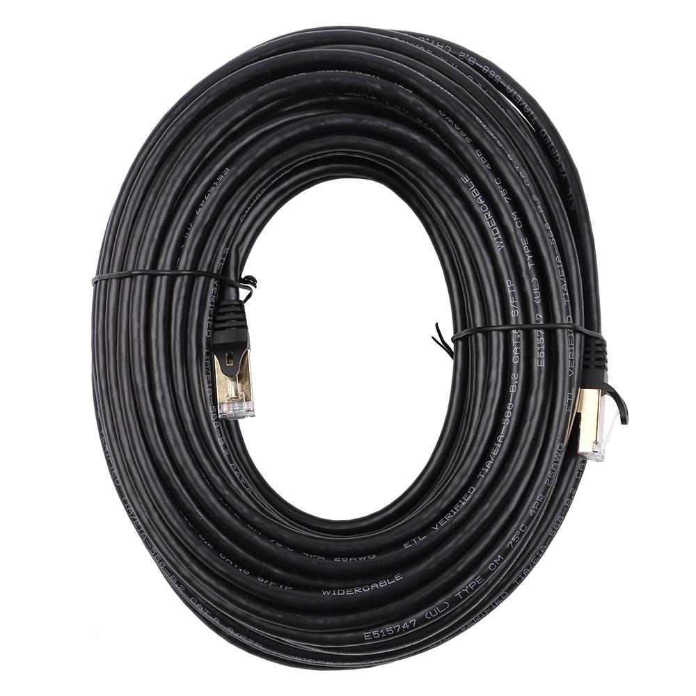 Сетевой кабель CAT8 40 Гбит/с 2000 МГц Ethernet-кабель с многослойным экранированием 26AWG Чистый медный сердечник