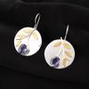 Iolite Gemstone 925 Sterling Silver Jewelry Handmade Drop/Dangle Earrings 1.73" EE-176-11