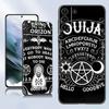 Ведьмы Луна Таро Ведьма Уиджа Черный силиконовый чехол для телефона Samsung Galaxy S23 S21 S20 FE S24 S22 Ultra S10E S10 S9 S8 Plus
