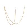 Non-slip Reading Glasses Metal Glasses Chain Glasses Necklace Eyeglass Lanyard Eye Wear Accessories