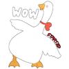 Футболка оверсайз с принтом черного утенка и надписью Wow, повседневная одежда для женщин, летняя уличная мода