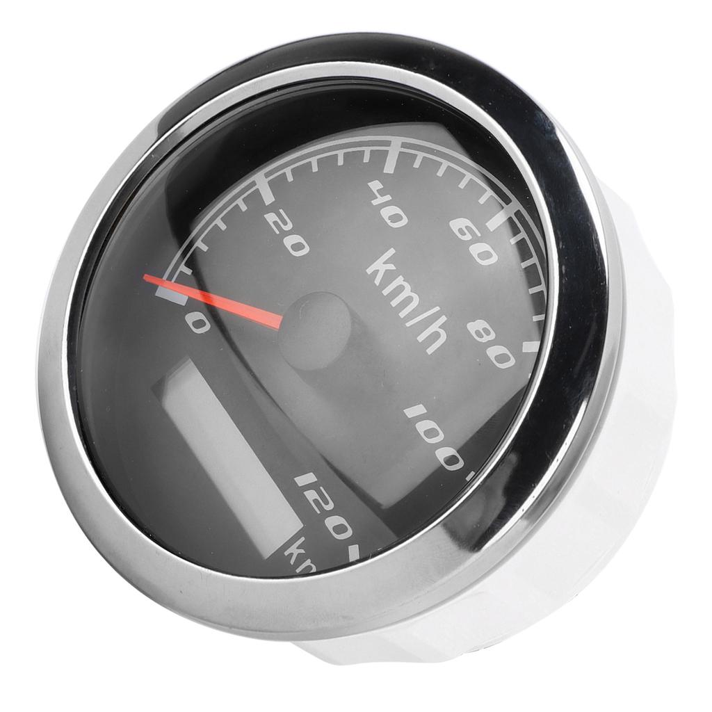 GPS Спидометр Стрелочный Одометр 0‑120КМ ЦельсийH 0‑ КМ IP67 9‑32В DC для Автомобиля Грузовика Лодок