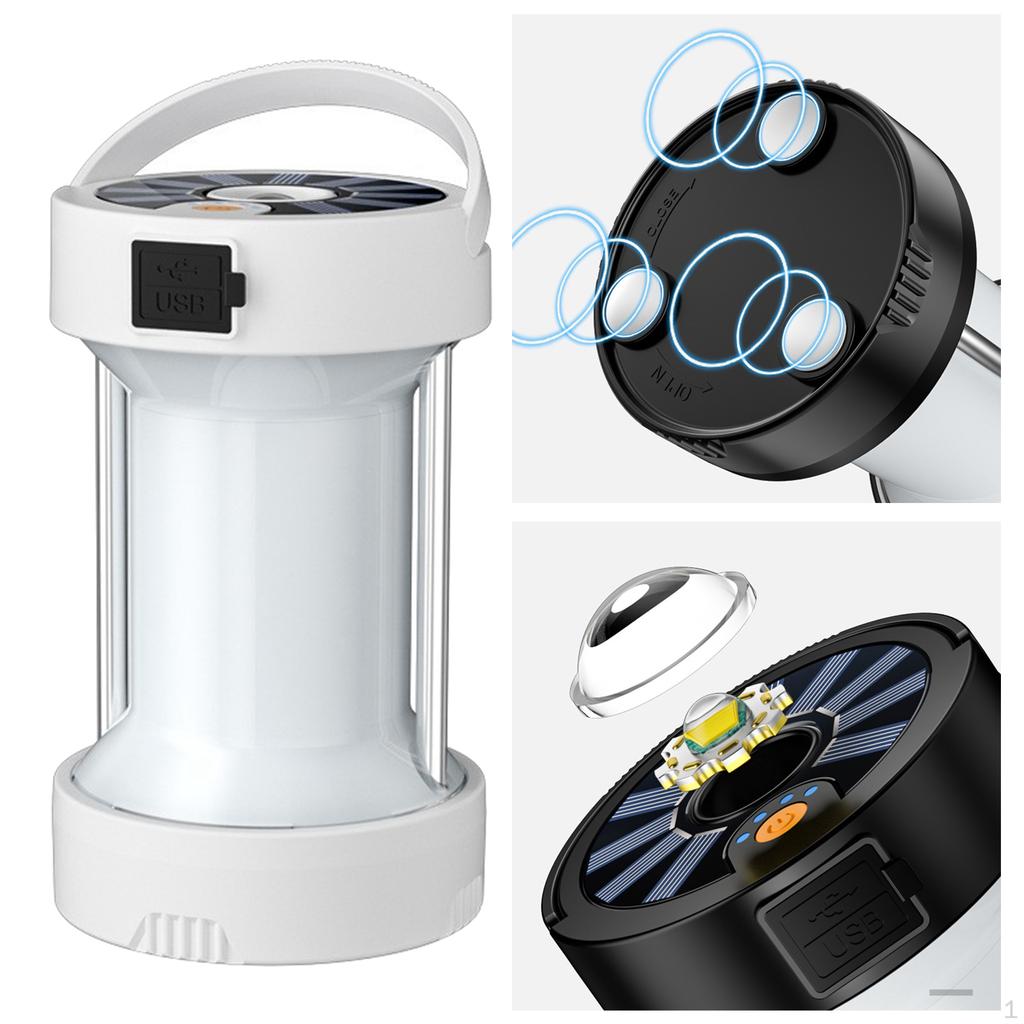 Светодиодный кемпинговый палаточный режим Яркий подвесной фонарь с USB-зарядкой Рыболовный походный фонарь Садовый фонарик