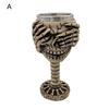 Stainless Steel Mug Halloween Beer Cup Resin 3D Goblet Mug With Skull and Bones Design Coffee Cup Halloween Gift