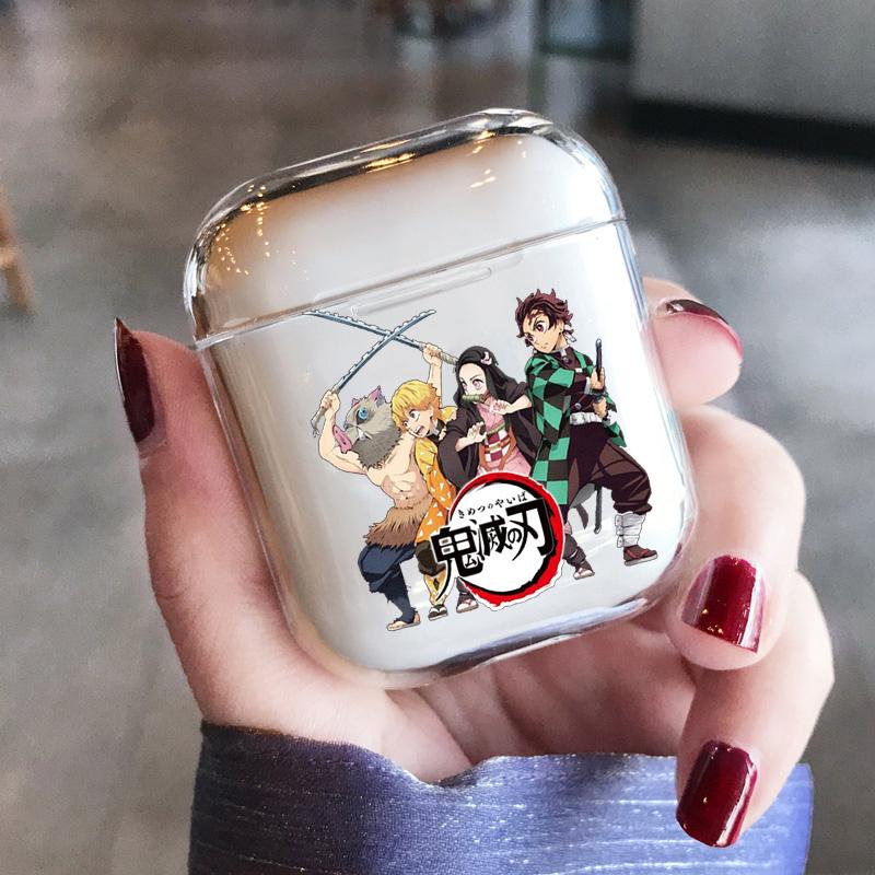 Чехлы для Airpod с аниме Demon Slayer Air Apple Pro 3 для Airpods Pro Pro2 2 3rd Pods Gen Airpord, чехлы Tanjirou Nezuko, чехол принципиально