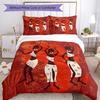 African Style Bedding Set Breathable Duvet Cover with Pillowcases Decorative Bed Linen for Bedroom Home Decoration Birthday Gift