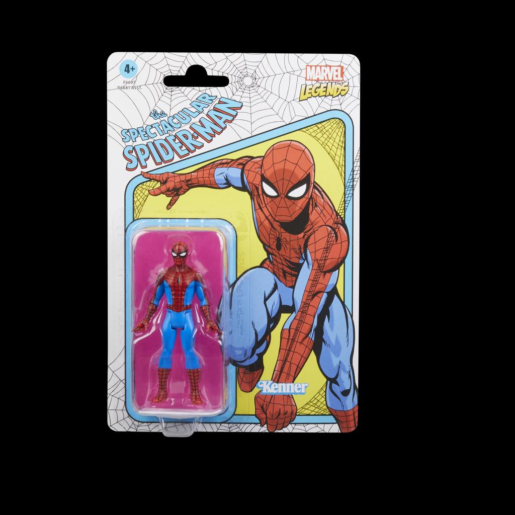 Marvel Legends Series Retro 375 Collection Человек-паук 3,75-дюймовая фигурка