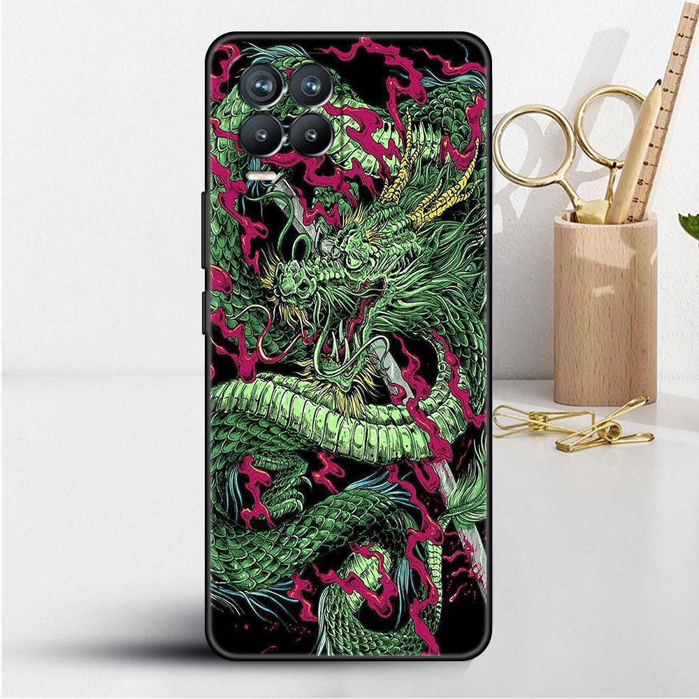 Чехол для Realme 8 C21y GT Neo 2 3 8i C21 7 C11 6 C12 C35 C3 GT 9 Pro C12 силиконовый чехол для телефона TPU с изображением животного дракона