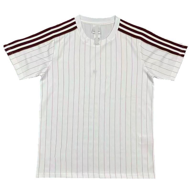 '' Retro Football Jersey Mens Short Sleeve Soccer Shirt Bamboo Fiber Sport Wear