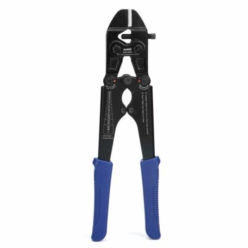 IWISS IWS-0840C Plate-Type Battery Terminal Crimping Pliers with Cutting Blades, Compatible with 8-100sq.