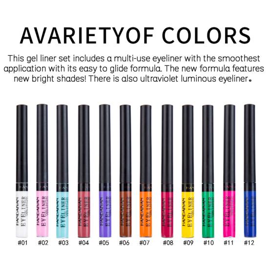 2 г подводка для глаз, гладкая, быстросохнущая, с натуральным экстрактом, долговечная жидкая подводка для глаз, гладкие инструменты для макияжа для женщин