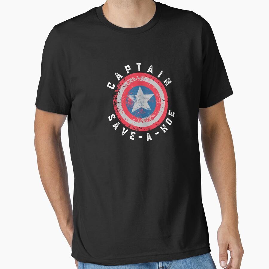 Captain Save-A-Hoe | Hero Essential T-Shirt