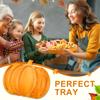 1pc Cute Thanksgiving Pumpkin Tray Snack Fall Halloween Candy Christmas Party Decorative