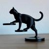 3D Printed Desktop Dog Figurine Go Upstairs/Downstairs Cat Statues Crafts  Living Room