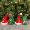 Electric Christmas Tree Swing Santa Hat Battery Powered Festive Decoration Swinging Dancing Tree for Table