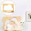 Wall-mounted round cat jumping platform of different sizes, solid wood, beautiful home, suitable for cats to play and jump
