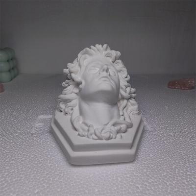 Медуза Арт Аромагипсовая Скульптура Рельефный Декор 3D Подарок Музейная Реплика Настольное Украшение для Дома Отеля Выставочный Экспонат