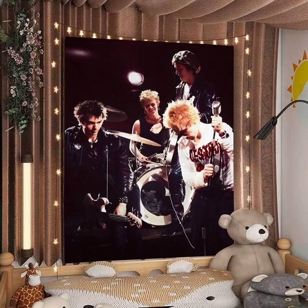 SSex PPistols Rock Band Printed Large Wall Tapestry Art Science Fiction Room Home Decor Decor Blanket