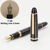 Перьевая ручка Jinhao X850, медный корпус, золотой зажим Iraurita, тонкое/среднее перо для письма, офиса, школы