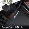 1/2Pcs For Tucson Santa Fe Ioniq I10 I30 IX35 N Line Logo Car HD Projector Lamp LED Auto Door Welcome Light Accessories
