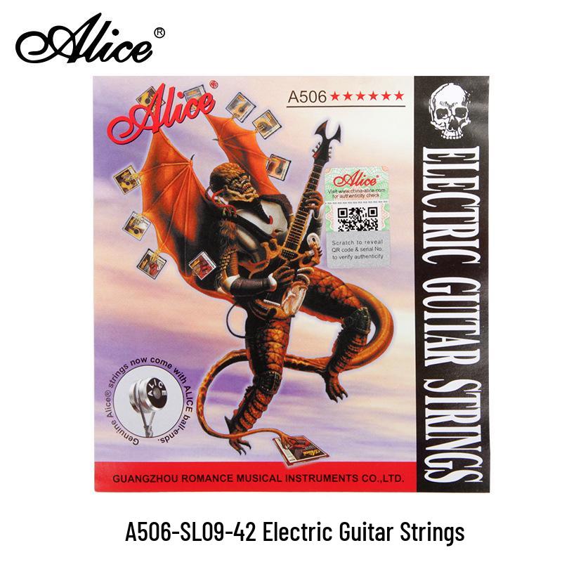 Alice A506-SL Струны для электрогитары 009-042 Комплект - Практика Большой объем Отдельные струны