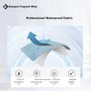 KUMPOO Badminton Bag with Separate Shoe Compartment, Multi-Compartment, Double Zipper Shoulder Bag, White-Black KBR-636