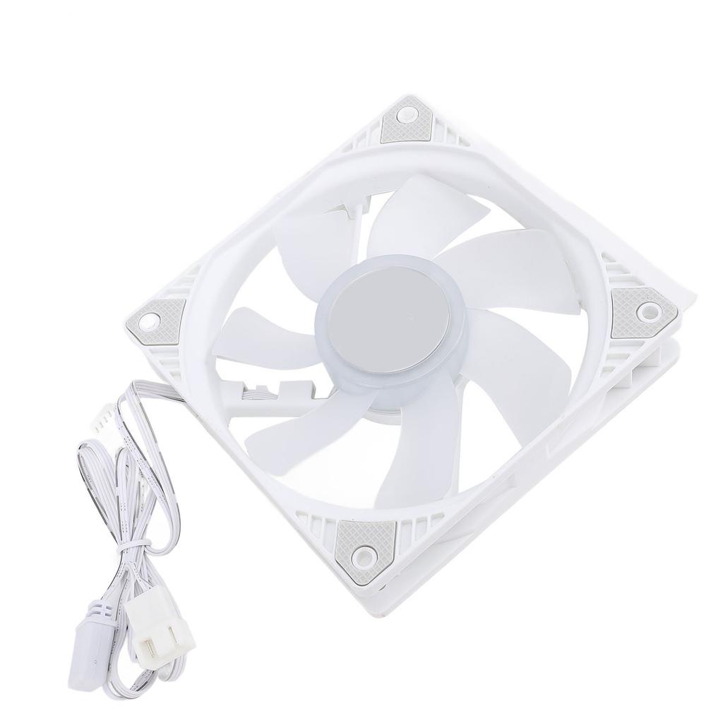 PC Case Fan Reverse Blade 120mm 4PIN PWM 5V ARGB MFDB Hydraulic Bearing 1500RPM Low Noise Computer