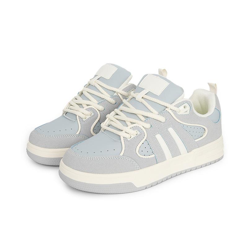 Дышащие универсальные белые туфли на платформе, женские повседневные туфли с круглым носком и небольшим вырезом, легкие и удобные кроссовки для женщин, скейтборд для пары