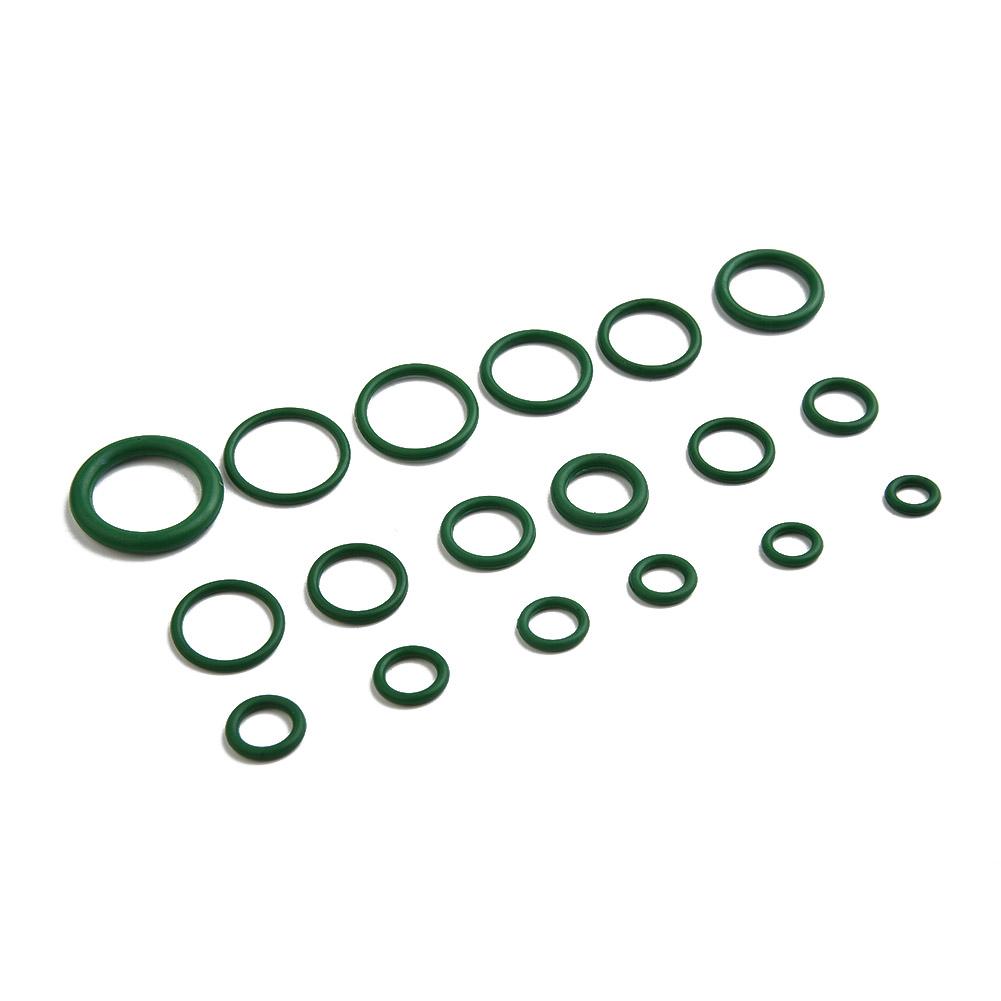 530 шт. резиновые уплотнительные кольца, набор уплотнений, комплект прокладок, система кондиционирования HNBR, зеленые нитриловые шайбы, высокое качество, для автомобильных прокладок, новые