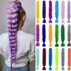 Цветные синтетические косы наращивание волос крючком афро DIY Jumbo Hair Вечеринка