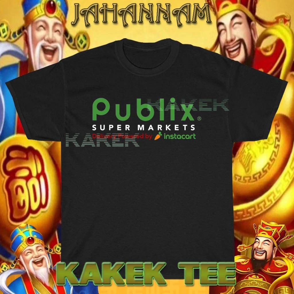Новая футболка с логотипом супермаркета Publix, американская, смешная, размеры от S до 5XL