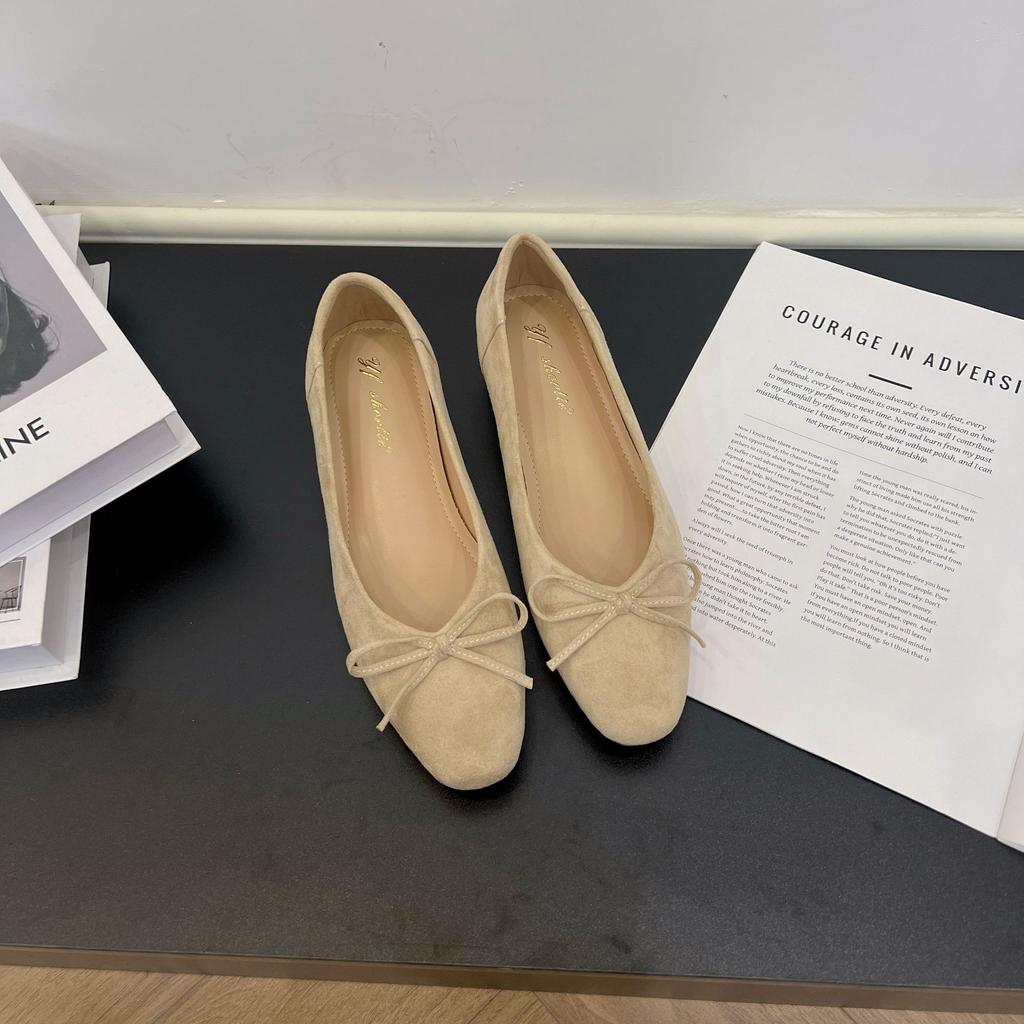 Женская обувь с небольшой внутренней высотой, милые замшевые туфли-лодочки с круглым носком, не утомляют ноги, обувь с юбками летом