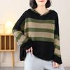 Hooded Sweater Women's Loose Korean Version Plus Size Women's Hoodie Trendy Versatile Knit Sweater
