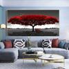 Мировое Древо Жизни Картина на холсте Пейзаж Постеры и принты Скандинавское настенное искусство Картины для гостиной Украшение дома Без рамки