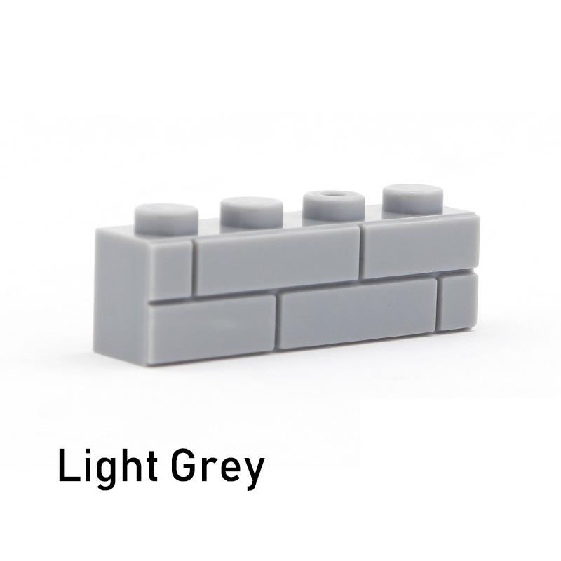 Конструктор Bricks DIY Образовательный Творческий Совместимый с Точками 200 шт. Толстый 1x4 Стена Фигурки Строительные Блоки Размер С 15533 для Детей
