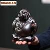 Фиолетовая Глина Бог-Слон Чайный Питомец Традиционная Чайная Скульптура Чайная Фигурка Игровые Игрушки Чайная Статуя Украшения Чайные Предметы Мастерство