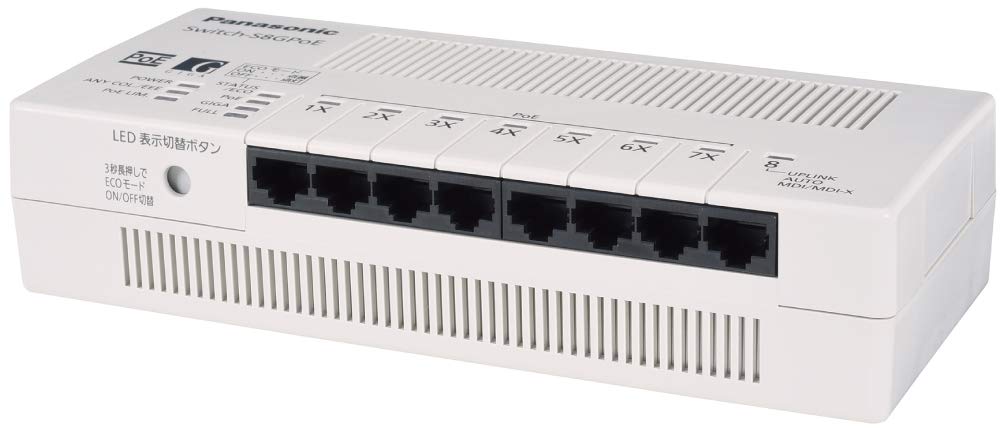 MAIWO Panasonic LS Networks PN24088 8-портовый PoE-коммутатор-концентратор-S8GPoE