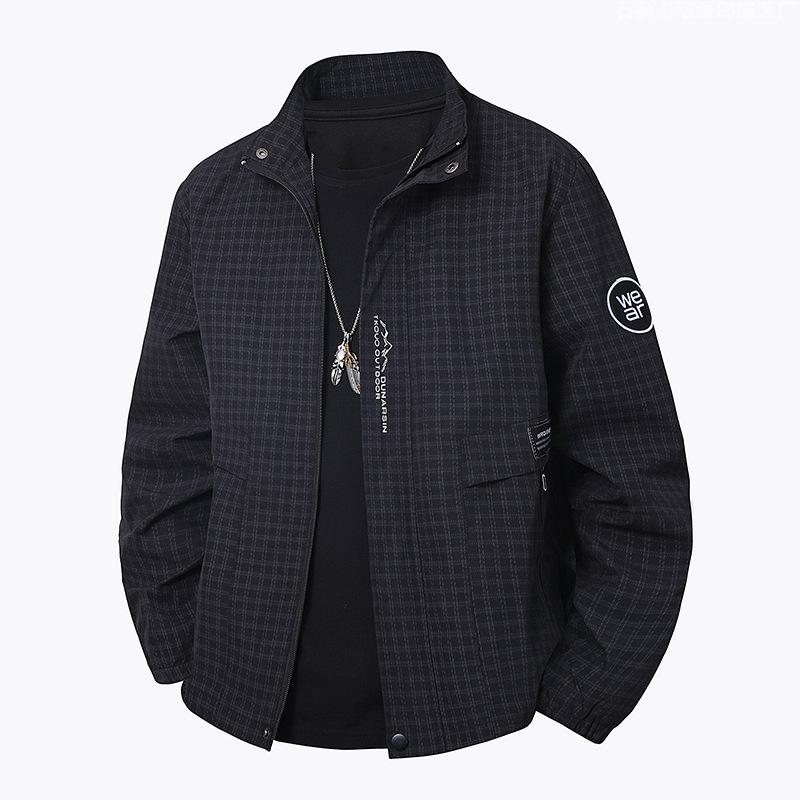 Мужская куртка Весенне-осеннее пальто Новая корейская версия Модная осенняя одежда большого размера
